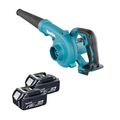 Makita 18V Cordless Leaf Blower Kit with Twin 5.0Ah Li-Ion Batteries – LXT