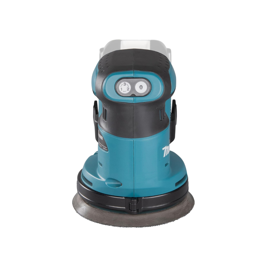 Makita 18V LXT DBO180Z Orbital Sander Kit with 2 x 5.0Ah Li-Ion Batteries