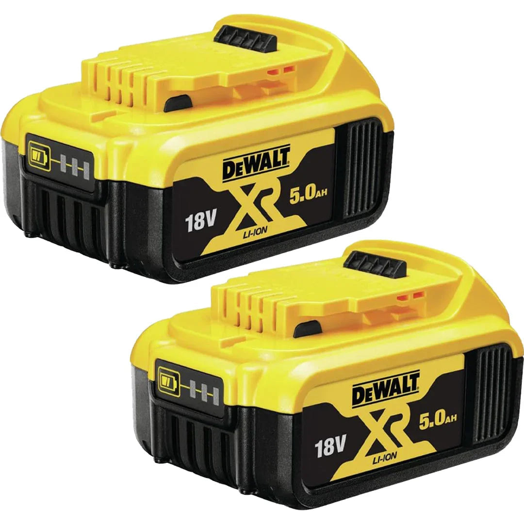 DeWalt 18V 5.0Ah Li-Ion Battery Twin Pack