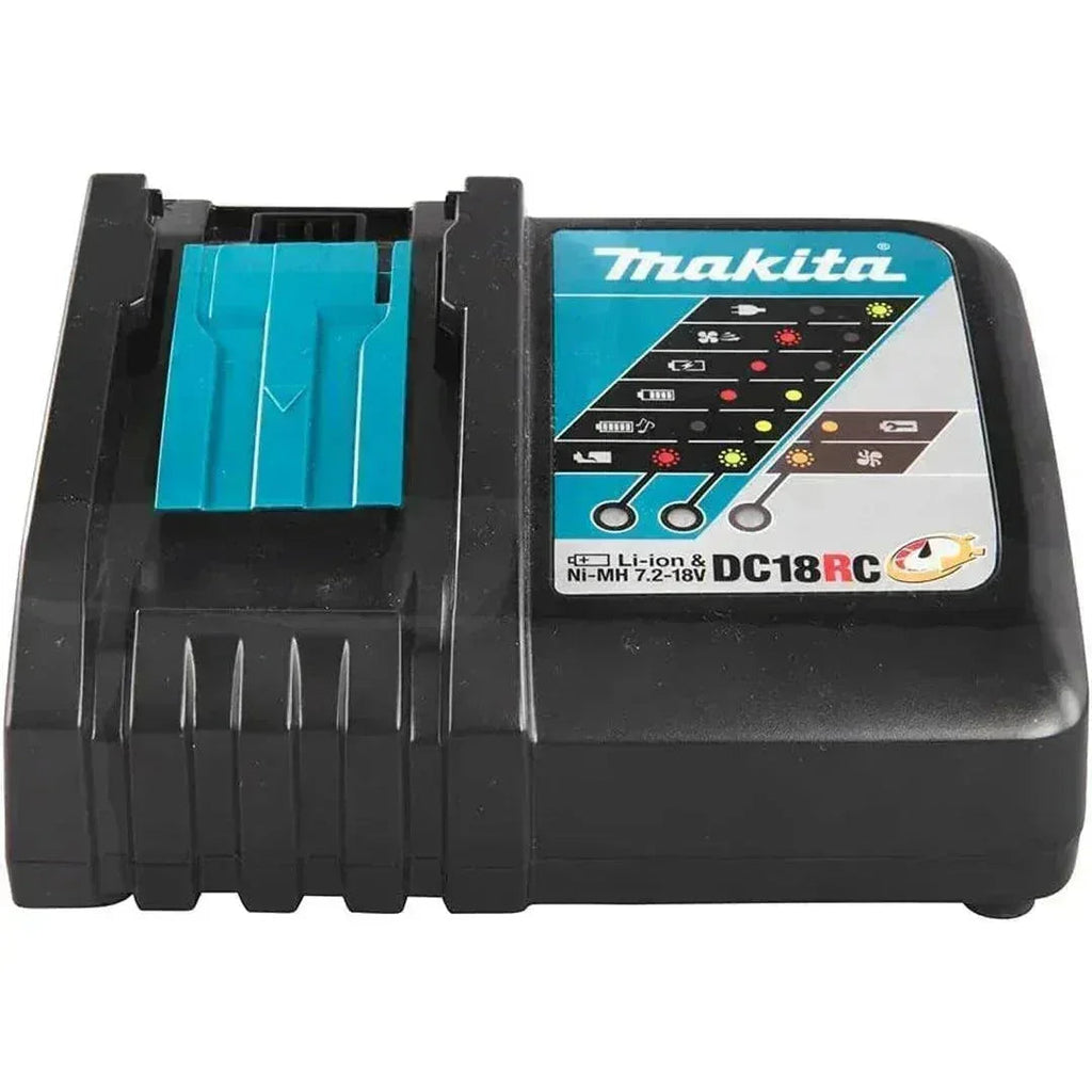 Makita 18V LXT BL1850B 5.0Ah Battery Twin Pack with Charger and Makpac Case